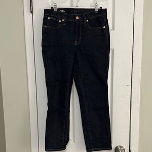 J. Crew Women's Dark Blue Straight Leg Jeans
